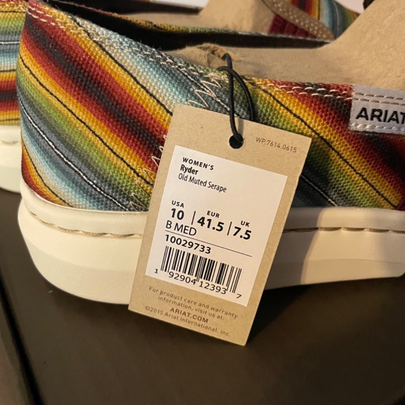 Ariat women’s Ryder Old Muted Serape size 10 - Picture 2 of 8